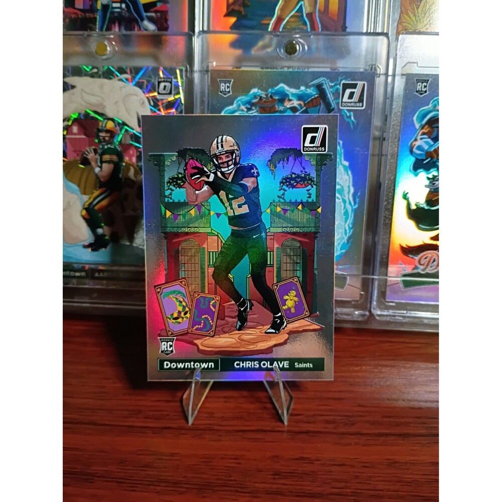 2022 Panini Donruss - Downtown! Chris Olave #DT-CO (RC) Pack Fresh